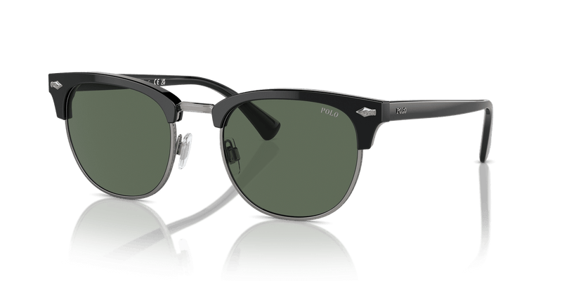 Polo Ralph Lauren PH4217 in Shiny Black / Bottle Green - Alternate View