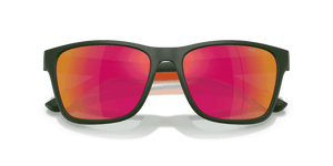 Matte Dark Green / Orange Mirror Red (55966Q)