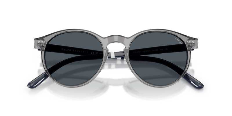 Polo Ralph Lauren PH4236 in Shiny Transparent Grey / Dark Grey (631887) - Alternate View