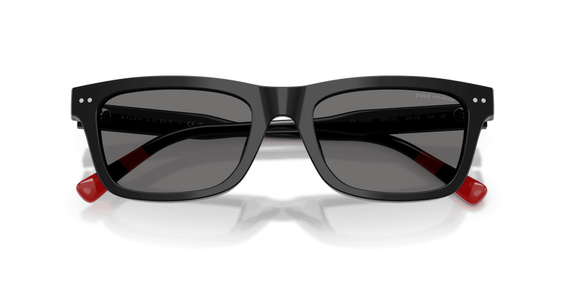 Polo Ralph Lauren PH4240U in Shiny Black / Polarized Dark Grey (500181) - Alternate View