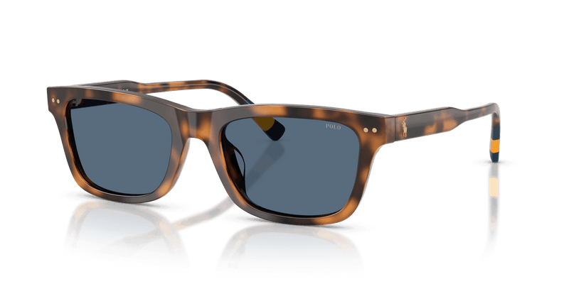 Polo Ralph Lauren PH4240U in Shiny Red Havana / Dark Blue (608980) - Front View