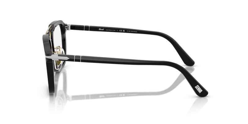 Persol PO0204V in Black / Clear - Side View