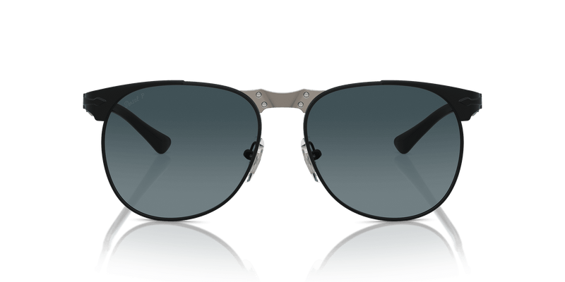 Persol PO1016S in Black / Polar Gradient Dark Blue (1130S3) - Side View