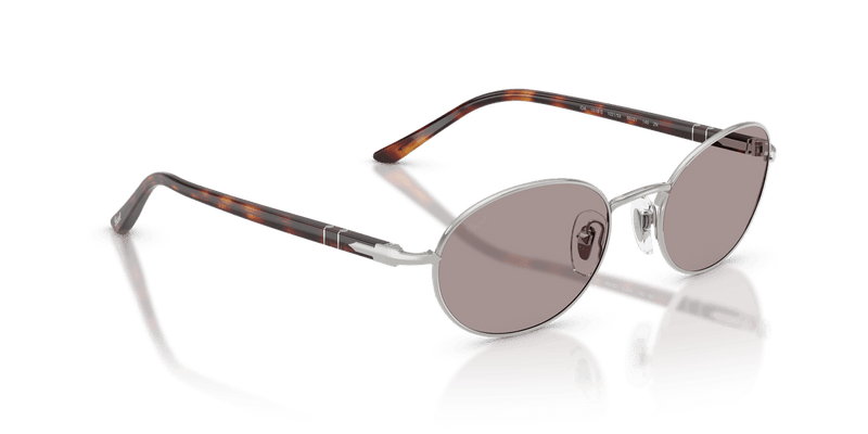 Persol IDA PO1018S in Silver / Violet - Temple Detail