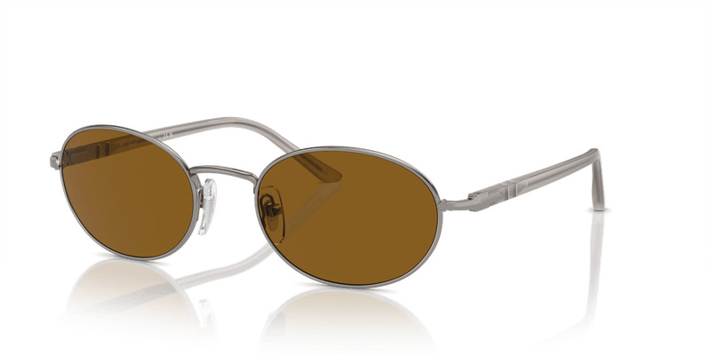 Persol IDA PO1018S in Gunmetal / Brown - Alternate View