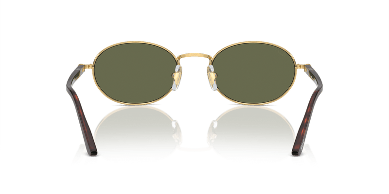Persol IDA PO1018S in Gold / Polarized Green - Alternate View