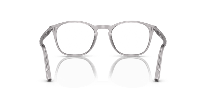 Persol PO3007V in Transparent Grey / Clear - Temple Detail