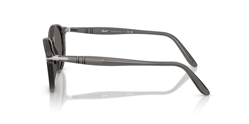 Persol PO3092SM in Transparent Grey / Dark Grey (1196B1) - Temple Detail