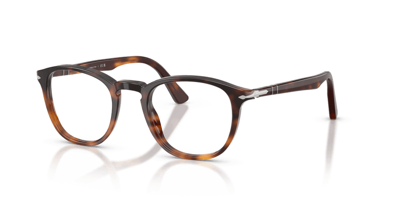 Persol PO3143V in Havana Brown / Clear - Front View