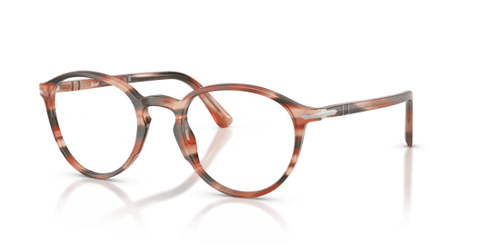 Persol PO3218V - Striped Red & Green / Clear