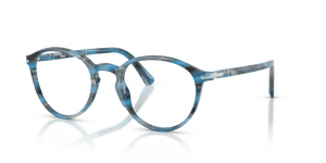 Striped Blue And Grey / Clear