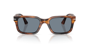 Striped Black & Brown / Light Blue (123556)