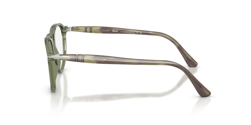 Persol PO3286V in Transparent Green / Clear (1226) - Temple Detail