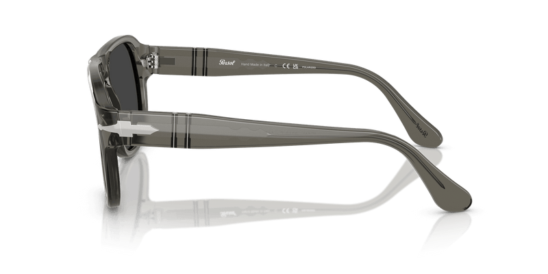 Persol JEAN PO3310S in Smoke / Polar Black (110348) - Temple Detail