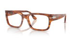 Striped Brown / Clear