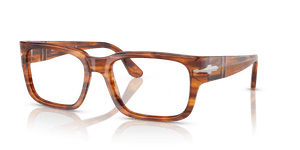 Striped Brown / Clear