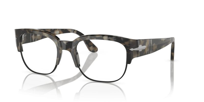 Persol TOM PO3319S in Brown Tortoise / Transitions 8 Sapphire (1071GG) - Temple Detail