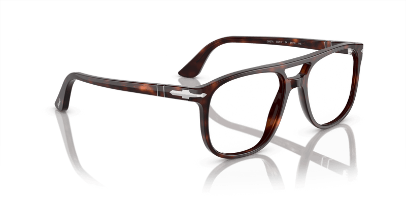 Persol GRETA PO3329V in Havana / Clear (24) - Alternate View