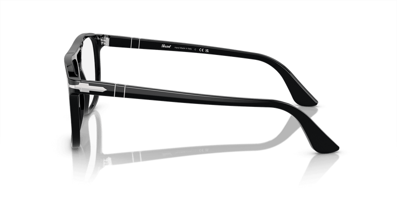 Persol GRETA PO3329V in Black / Clear (95) - Alternate View