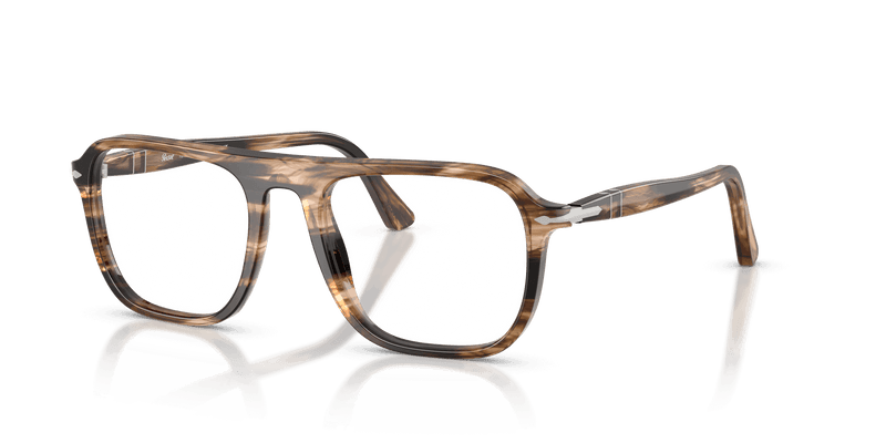 Persol JACQUES PO3359V in Black Brown / Clear (1236) - Alternate View