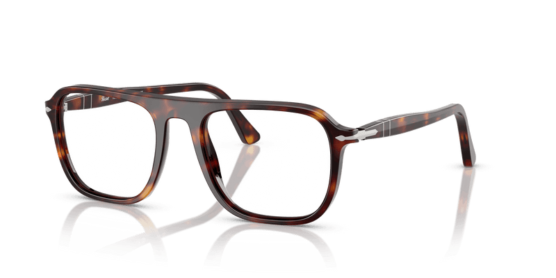 Persol JACQUES PO3359V in Havana / Clear (24) - Alternate View