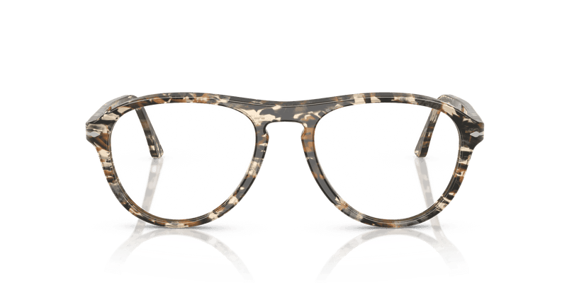 Persol LYNN PO3371V in Amber Brown/Pirate Black / Clear (1221) - Alternate View