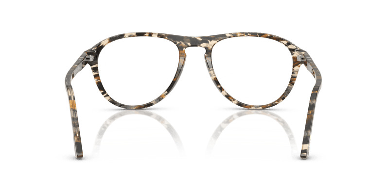 Persol LYNN PO3371V in Amber Brown/Pirate Black / Clear (1221) - Alternate View