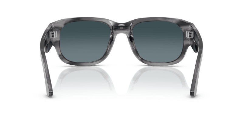 Persol PO3380S in Striped Grey / Light Blue Gradient Dark Blue (1192S3) - Alternate View