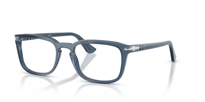 Persol PO3382V in Transparent Denim Blue / Clear - Front View