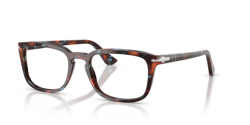 Persol PO3382V in Tortoise Brown & Pearl Blue / Clear - Alternate View