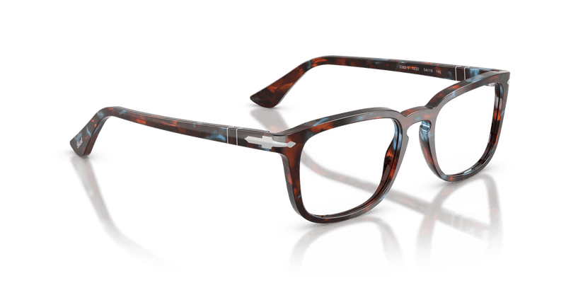 Persol PO3382V in Tortoise Brown & Pearl Blue / Clear - Alternate View
