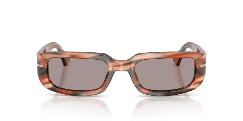 Persol MEL PO3385S in Striped Red & Green / Violet (123353) - Side View