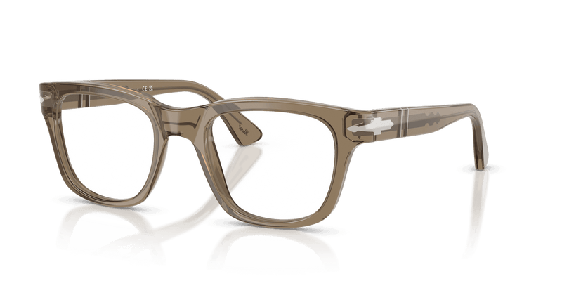 Persol CECIL PO3389V in Transparent Brown / Clear (1228) - Alternate View