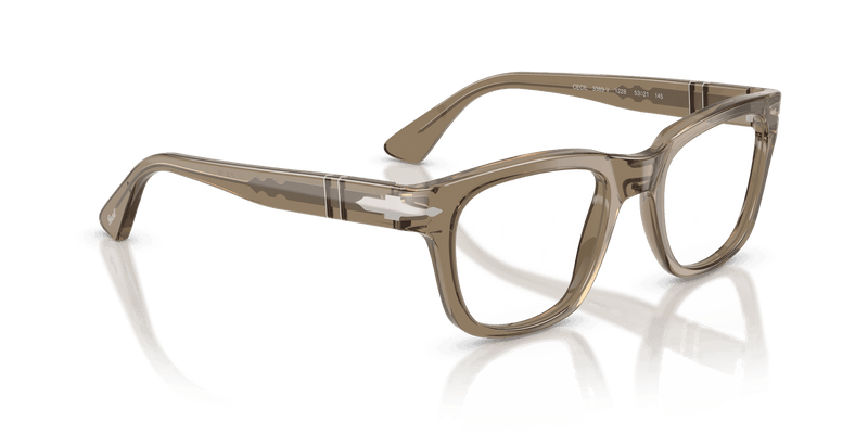 Persol CECIL PO3389V in Transparent Brown / Clear (1228) - Alternate View