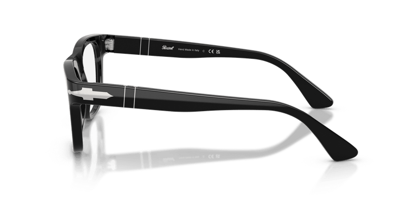 Persol CECIL PO3389V in Black / Clear (95) - Alternate View