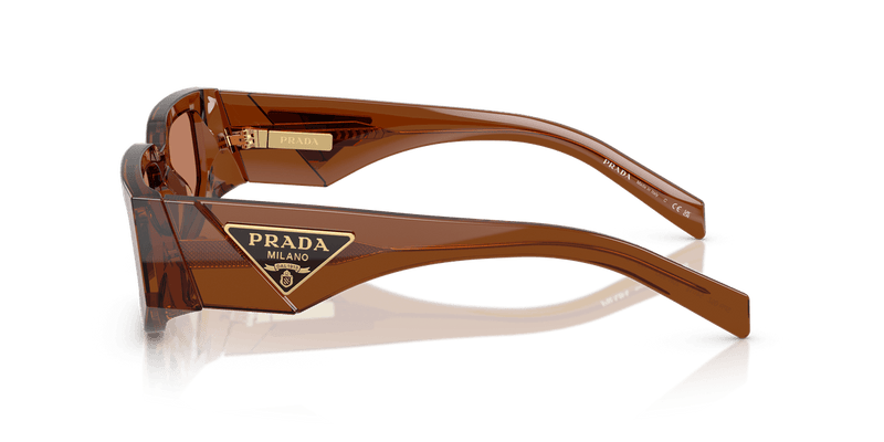 Prada PR 09ZS in Dark Brown Transparent / Brown (20H90Q) - Alternate View