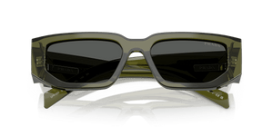Transparent Military Green / Dark Grey (25A40L)