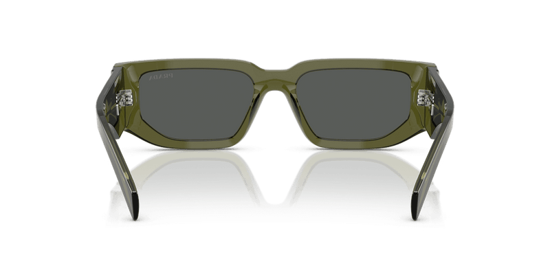 Prada PR 09ZS in Transparent Military Green / Dark Grey (25A40L) - Alternate View