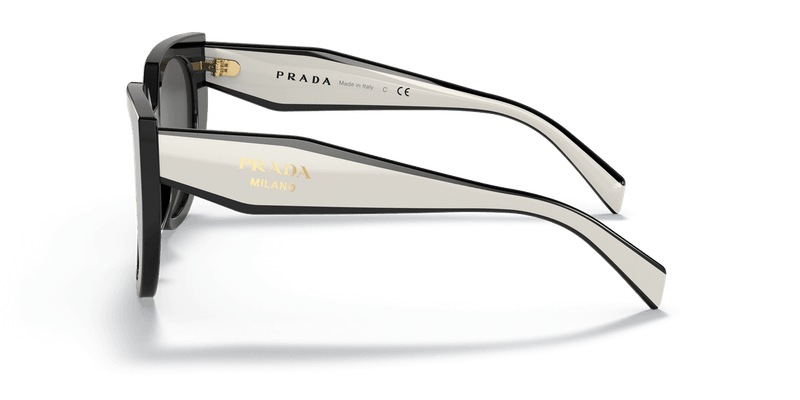 Prada PR 14WS in Black/Talc / Dark Grey (09Q5S0) - Alternate View