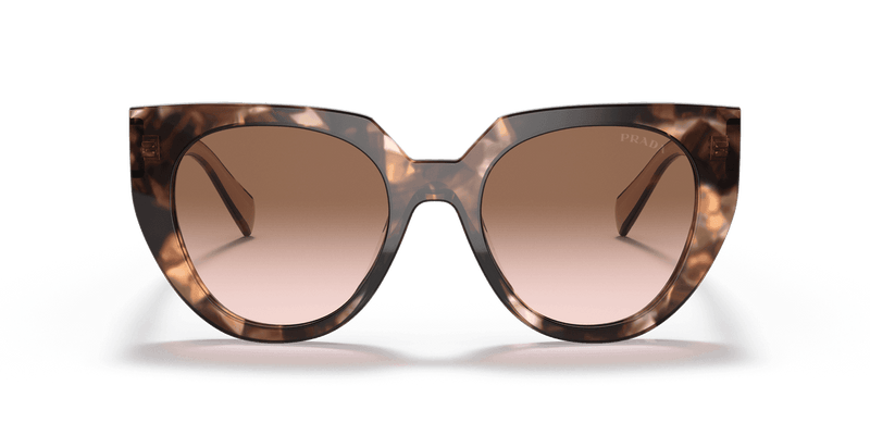 Prada PR 14WS in Caramel Tortoise/Powder / Brown Gradient (01R0A6) - Alternate View
