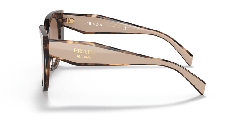 Prada PR 14WS in Caramel Tortoise/Powder / Brown Gradient (01R0A6) - Alternate View