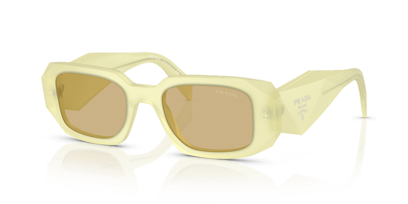 Prada PR 17WS in Frosted Vanilla / Yellow (21G10R) - Front View