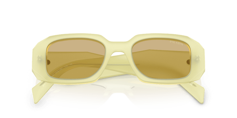 Prada PR 17WS in Frosted Vanilla / Yellow (21G10R) - Side View