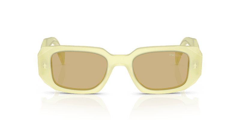 Prada PR 17WS in Frosted Vanilla / Yellow (21G10R) - Back View