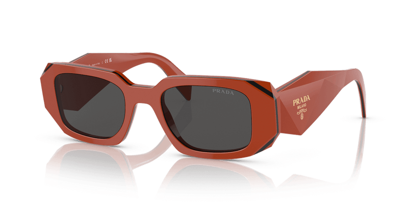Prada PR 17WS in Orange/Black / Dark Grey (12N5S0) - Alternate View