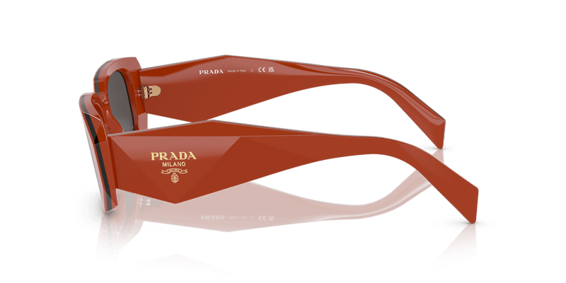 Prada PR 17WS in Orange/Black / Dark Grey (12N5S0) - Alternate View