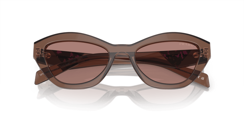 Prada PR A02S in Brown Transparent / Light Brown (17O60B) - Alternate View