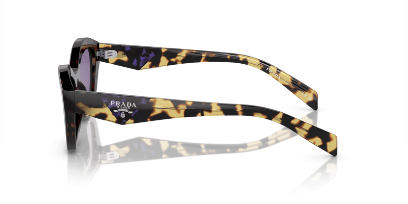 Prada PR A02S in Havana / Violet Mirror Internal Silver (17N50B) - Alternate View