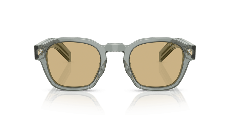 Prada PR A16S in Transparent Fog / Light Brown (21J70R) - Back View