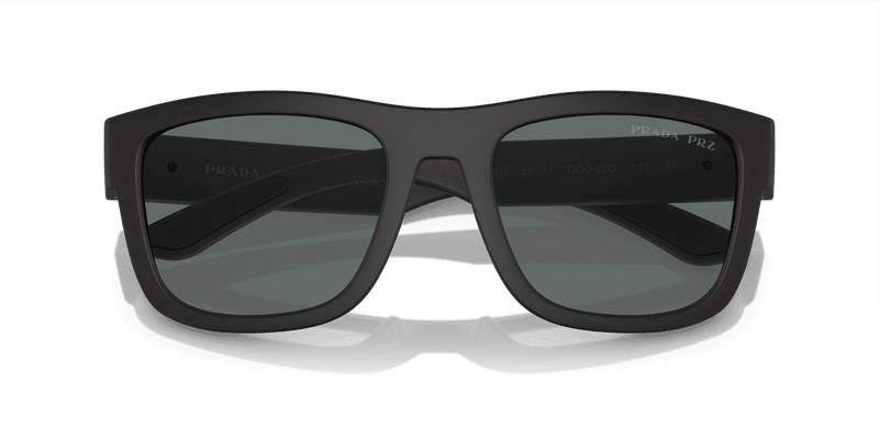 Prada Linea Rossa PS 01ZS in Black Rubber / Dark Grey Polar (DG002G) - Alternate View